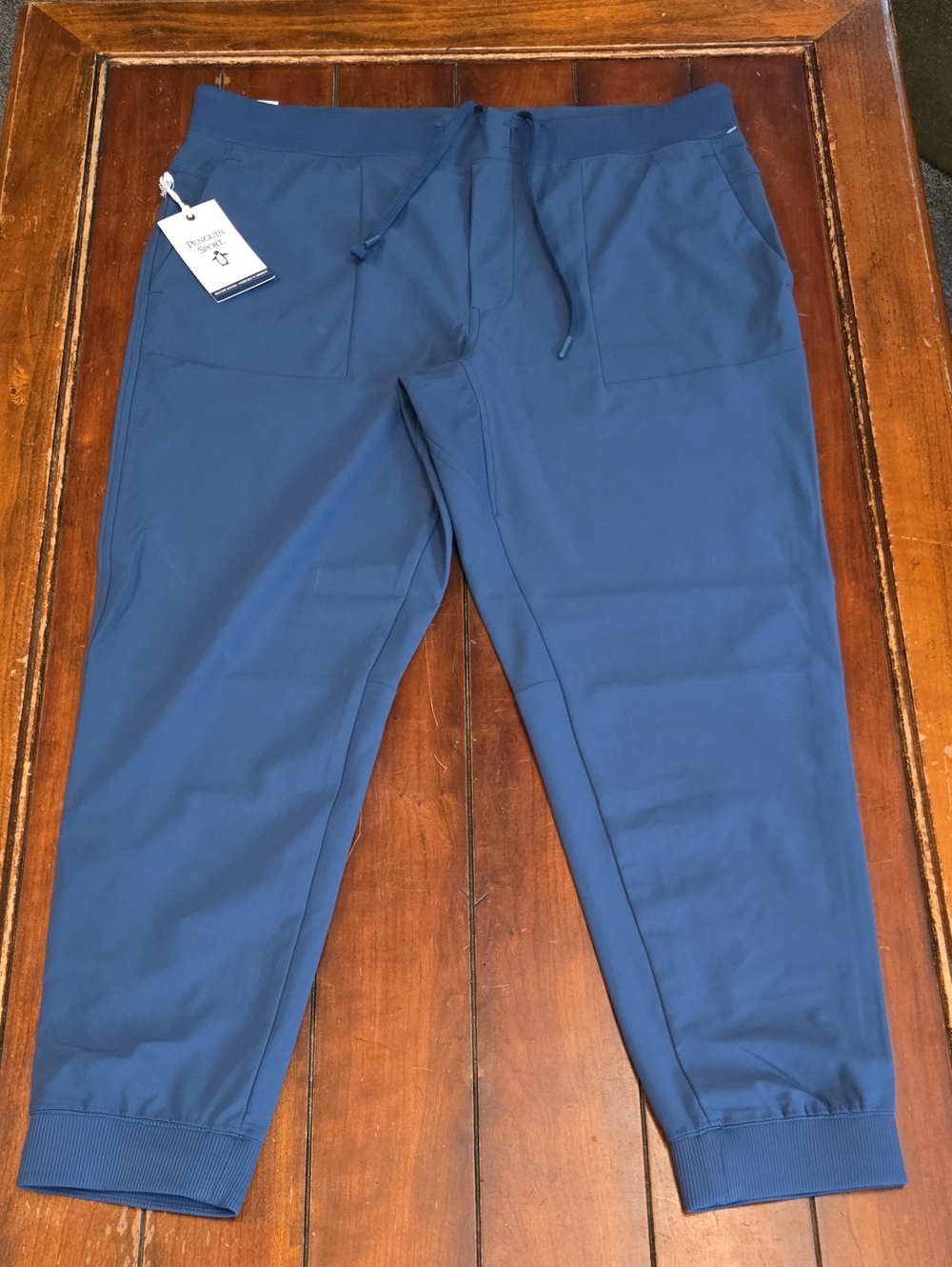 Original Penguin Blue Drawstring Jogger Pants